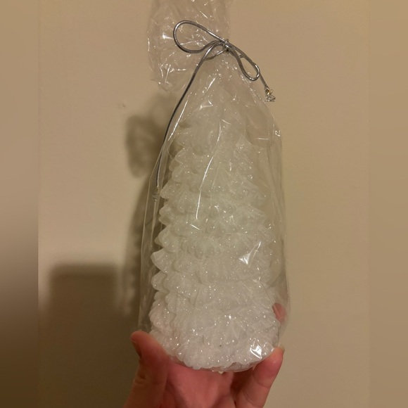 Glittery Tree that illuminates to resemble burning/flickering candle - Picture 3 of 3